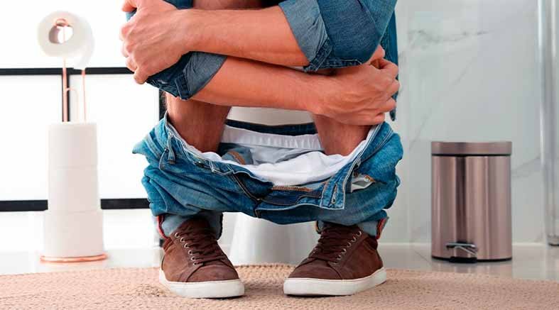 en el baño