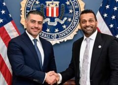 García Harfuch se reúne con el director del FBI