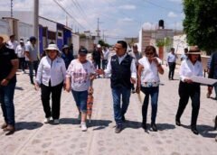 Luis Nava entrega obra de mejoramiento en Tequisquiapan