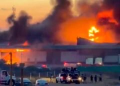 Reportan incendio en un almacén de Alimentación para el Bienestar