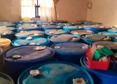 Decomisan 20 mil 900 litros de huachicol en Pachuca, Hidalgo