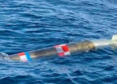Pescadores hallan un misil flotando en mar de Ensenada
