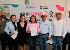 SEDEA entrega rehabilitación de casas ejidales